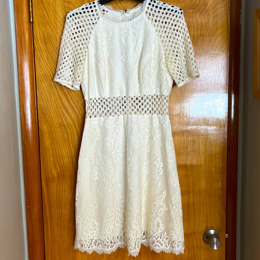 Beautiful lace and crochet dress